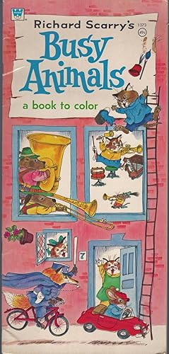 Richard Scarry's Busy Animals : A Book to Color