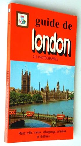 Guide de London. Plans: ville, métro, "shopping", cinémas et théâtres