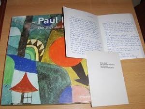 Paul Klee Die Zeit der Reife *. + AUTOGRAPH v. Hans H. HALBEY u. Gedicht auf Klee-Werke. Werke au...
