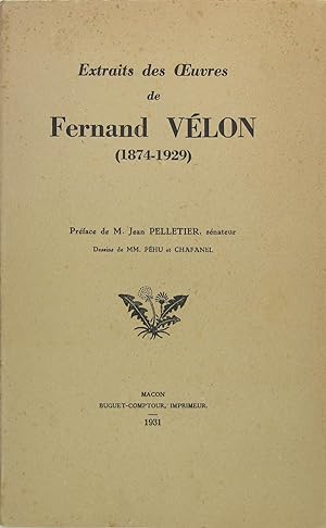 Imagen del vendedor de Extraits des oeuvres de Fernand Vlon (1874-1929) a la venta por Philippe Lucas Livres Anciens