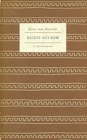 Imagen del vendedor de Briefe aus Rom. Aus: Das Kleine Buch, Bd. 6. a la venta por Online-Buchversand  Die Eule