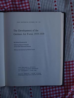 Seller image for Development of the German Air Force, Nineteen Nineteen to Nineteen Thirty-Nine for sale by Terry Blowfield