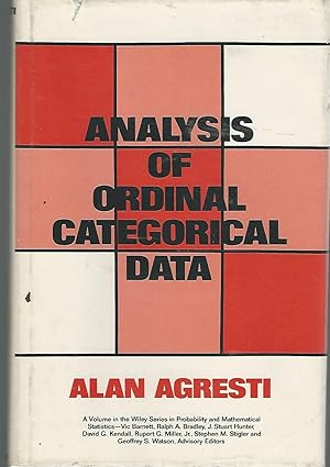 Immagine del venditore per Analysis of Ordinal Categorical Data (Wiley Series in Probability And Statistics) venduto da Dorley House Books, Inc.
