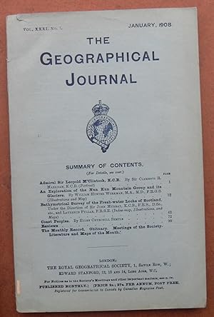 The Geographical Journal volume XXXI No 1 January 1908 -- An Exploration of the Nun Kun Mountain ...