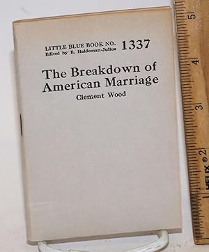 The breakdown of American marriage
