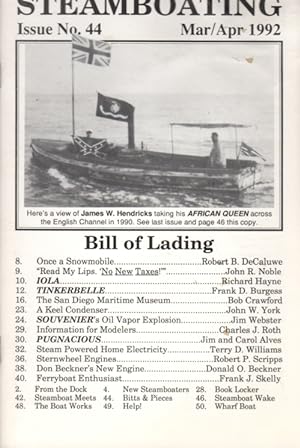 Steamboating: Issue No.44 March/April 1992