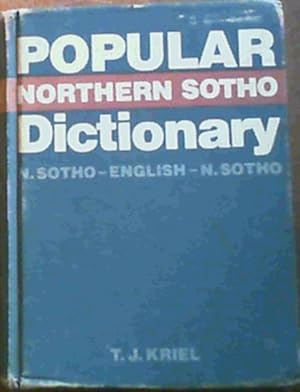 Seller image for Popular Northern Sotho dictionary: N. Sotho-English, English-N. Sotho for sale by Chapter 1