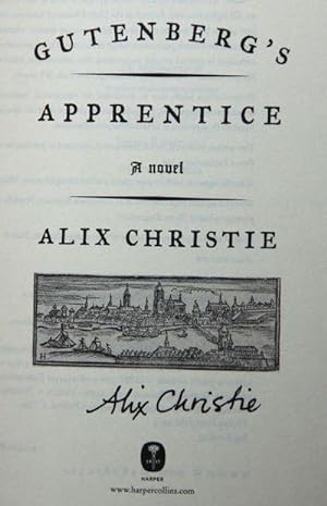 Seller image for Gutenberg's Apprentice: A Novel for sale by McInBooks, IOBA