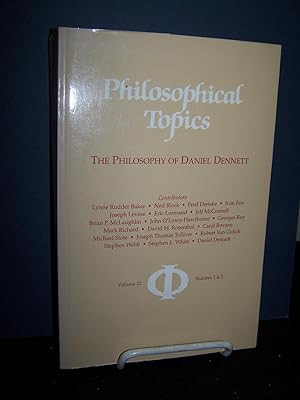 Philosophical Topics, volume 22, number 1&2: The Philosophy of Daniel Dennett.