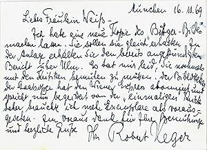 Imagen del vendedor de Eigenh. Bildpostkarte mit U. a la venta por Antiquariat INLIBRIS Gilhofer Nfg. GmbH