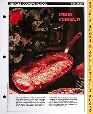 Seller image for McCall's Cooking School Recipe Card: Pasta, Rice 19 - Baked Stuffed Tufoli : Replacement McCall's Recipage or Recipe Card For 3-Ring Binders : McCall's Cooking School Cookbook Series for sale by Keener Books (Member IOBA)