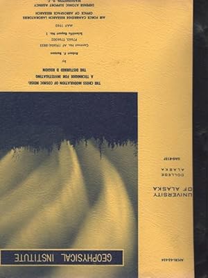 Seller image for CROSS MODULATION OF COSMIC NOISE: A Technique for Investigating the Disturbed D-Region. UAG-R137, The. for sale by OLD WORKING BOOKS & Bindery (Est. 1994)