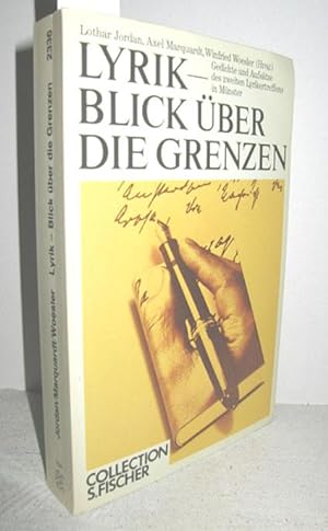 Seller image for Lyrik - Blick ber die Grenzen (Gedichte und Aufstze des zweiten Lyrikertreffens in Mnster) for sale by Antiquariat Zinnober