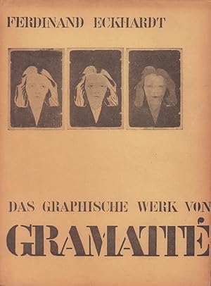 Seller image for Das graphische Werk von Walter Gramatt. Hrsg. u. eingeleitet von Ferdinand Eckhardt. for sale by Antiquariat Reinhold Pabel