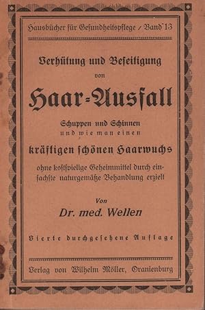 Verhütung und Beseitigung von Haar-Ausfall, Schuppen u. Schinnen. Wie man einen kräftigen schönen...