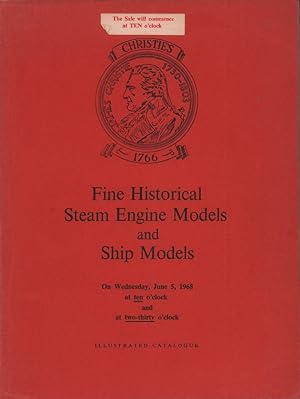 Catalogue of fine historical steam engine models and ship models, railway relics, locomotive name...