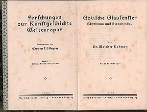 Bild des Verkufers fr Gotische Glasfenster. Rhythmus und Strophenbau. (Hrsg. von Eugen Lthgen). zum Verkauf von Antiquariat Reinhold Pabel