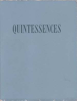 Quintessences. Édité par la maison L. Givaudan et Cie. à l'occasion du 50e anniversaire de sa fon...