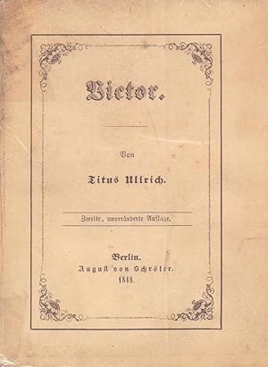 Seller image for Victor. 2., unvernd. Aufl. for sale by Antiquariat Reinhold Pabel