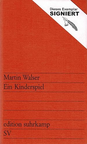 Ein Kinderspiel. Stück in zwei Akten. (2., überarb. Aufl., 11.-13. Tsd.).