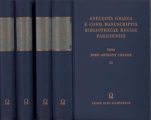 Anecdota Graeca. E codd. [codicibus] manuscriptis Bibliothecae Regiae Parisiensis. (Reprografisch...