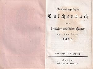 Genealogisches Taschenbuch der deutschen gräflichen Häuser auf das Jahr 1846. JG. 19.