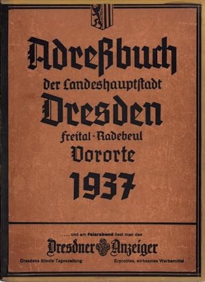 Adreßbuch für Dresden und Vororte. 2 Bde.