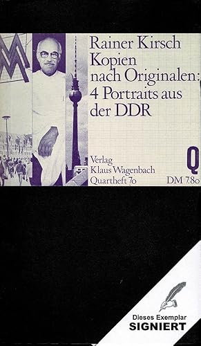 Kopien nach Originalen. Portraits aus der DDR: Der Chirurg Professor Schober. Der Professor für S...