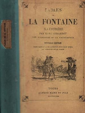 Fables de La Fontaine. Précédées de la vie d'Ésope, accompagnées de notes nouvelles par D. S. Ill...