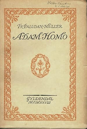 Seller image for Adam Homo. Et Digt. for sale by Antiquariat Reinhold Pabel