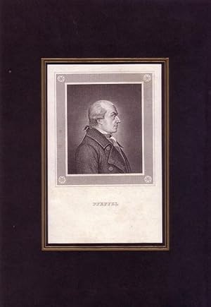 Bild des Verkufers fr PORTRAIT Pfeffel. (1736 Kolmar - 1809 ebda., Dichter und Pdagoge). Brustbild en profil. Stahlstich. zum Verkauf von Antiquariat Reinhold Pabel