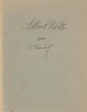 Seller image for Albert Welti. for sale by Antiquariat Reinhold Pabel