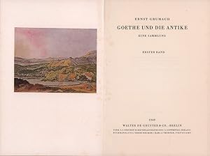 Goethe und die Antike. Eine Sammlung. BAND 1 (von 2) apart.