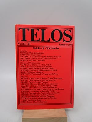 Telos: Number 48, Summer 1981 (First Edition)