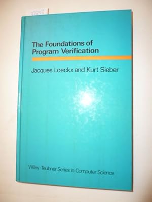 Seller image for The foundations of program verification for sale by Gebrauchtbcherlogistik  H.J. Lauterbach