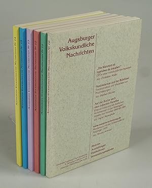 Bild des Verkufers fr Augsburger Volkskundliche Nachrichten Nr. 10-15. zum Verkauf von Antiquariat Dorner