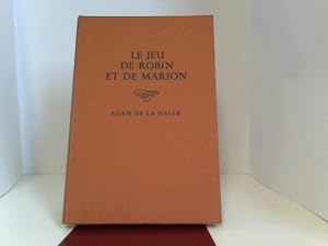 Bild des Verkufers fr Le jeu de Robin et Marion. Le Jeu du pelerin. zum Verkauf von ABC Versand e.K.