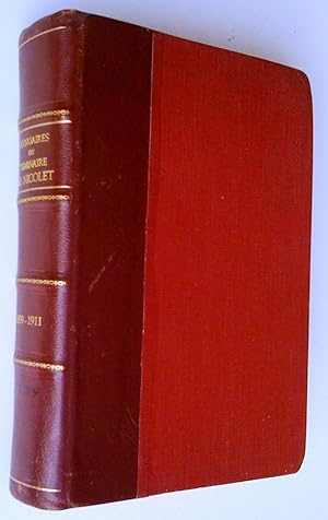 Annuaires du Séminaire de Nicolet de 1899-1900 à 1910-1911 (12 années reliées en un volume)