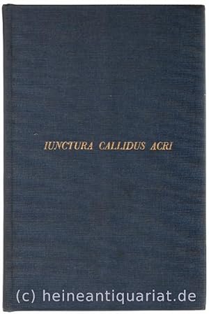 Bild des Verkufers fr Iunctura Callidus Acri: A Study of Persius' Satires. zum Verkauf von Heinrich Heine Antiquariat oHG