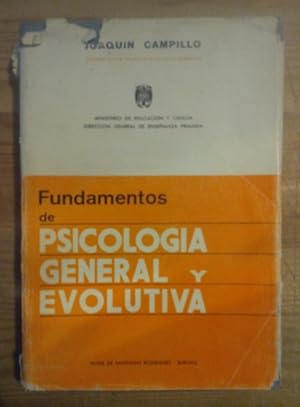 Imagen del vendedor de Fundamentos de Psicologa General y Evolutiva a la venta por La Leona LibreRa