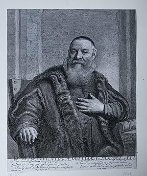 Seller image for [Antique portrait print 1691] Portrait of theologician ELEAZARUS SWALMIUS, THEOLOGUS, ECCLESIASTES, AMSTELODAMENSIS. [.], published 1691, 1 p. for sale by Antiquariaat Arine van der Steur / ILAB