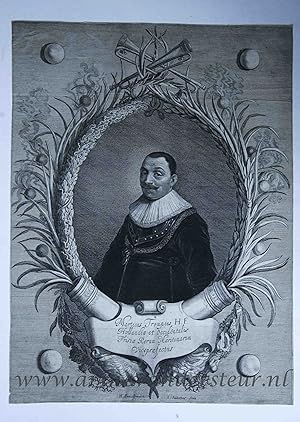 Imagen del vendedor de [Antique portrait print] Maerten Harpertsz. Tromp, published before 1686, 1 p. a la venta por Antiquariaat Arine van der Steur / ILAB