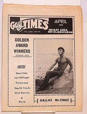 Imagen del vendedor de Gay Times: vol. 1, #7, April 1972 [formerly Adz Times] a la venta por Bolerium Books Inc.