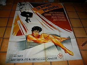 Affiche De Cinéma " La Brune brulante" Paul Newman Joan Collins