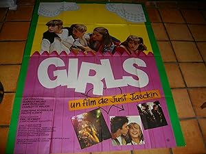 Affiche De Cinéma "Girls" Anne parillaud-Zoe Chauveau