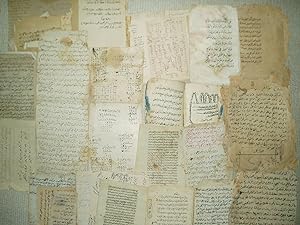 A collection of 50+ leaves, handwritten in Arabic, ca. late 19th - early 20th century, concerning...