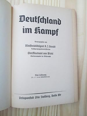 Seller image for Deutschland im Kampf : [1940] Mai-Lieferung (Nr. 17 / 18 der Gesamtlieferung) for sale by Expatriate Bookshop of Denmark