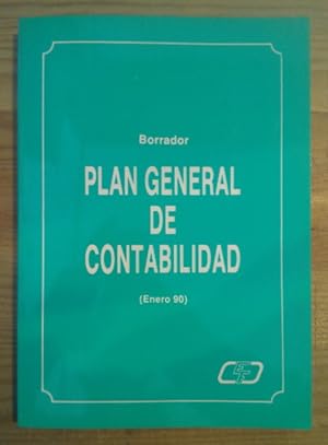 Seller image for Borrador del nuevo Plan General de Contabilidad (Enero 90) for sale by La Leona LibreRa