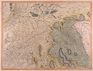 ZÜRICHGAU. - Karte. "Zurichgow et Basiliensis Provincia".