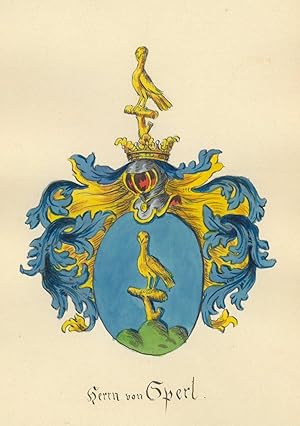 SPERL. - Wappen. Familienwappen.